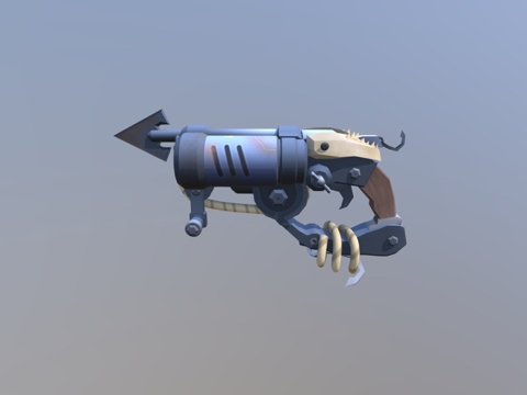  路霸冰钓者霰弹枪3d模型 