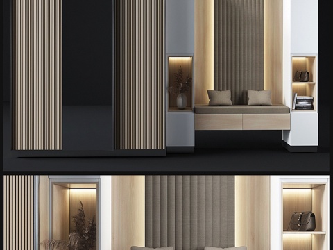  玄关构图_663d模型 