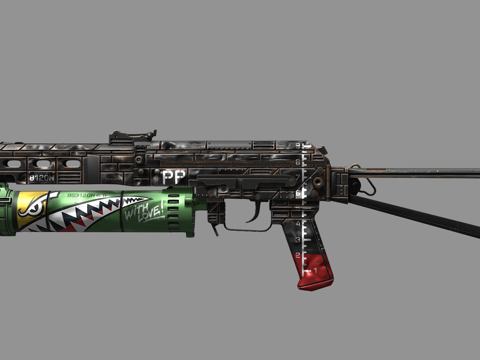  PP野牛潜艇3d模型 