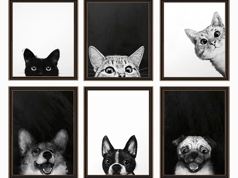  劳拉·格雷夫斯黑白系列套装253d模型 