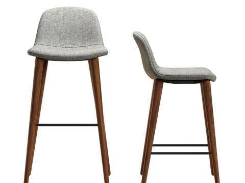  巴科吧凳3d模型 