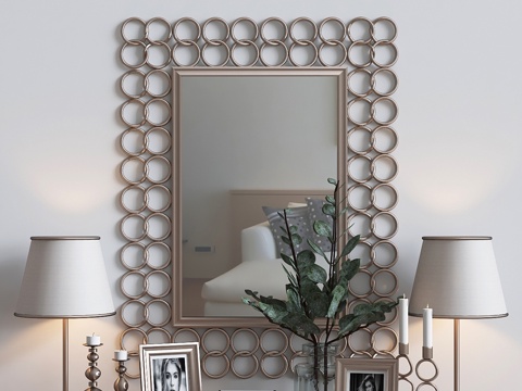  装饰套装3d模型 