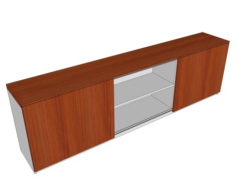  文件柜 办公家具su模型 