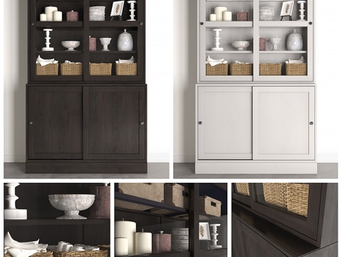  Havsta衣柜    带推拉门的Havsta3d模型 