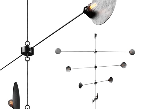  何塞·埃斯特维斯移动吊灯3d模型 