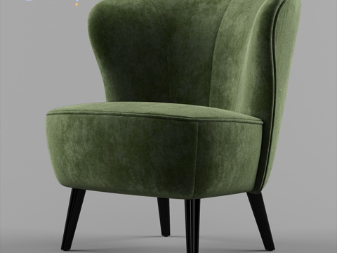  深屋。利物浦椅。3d模型 