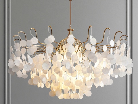  装饰吊灯 - LL0083d模型 