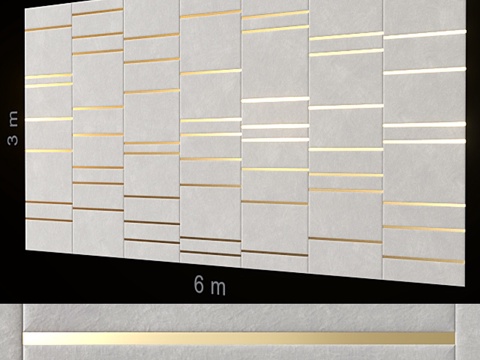  装饰墙 160.3d模型 