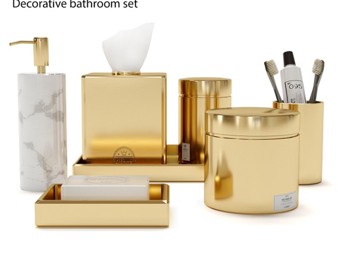  装饰套装3d模型 