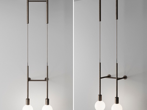  双步壁灯 Volker Haug工作室3d模型 