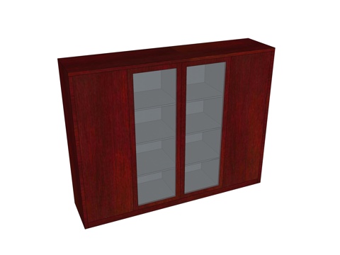  文件柜 办公家具su模型 