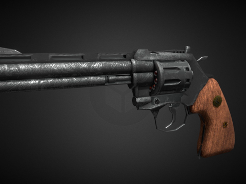  柯尔特蟒蛇3d模型 