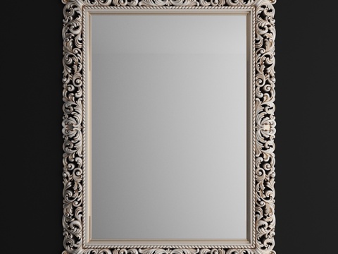  古典雅致镜3d模型 