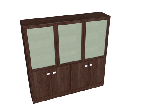  文件柜 办公家具su模型 