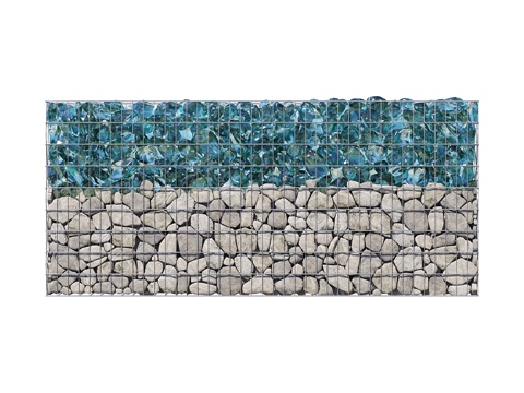  玻璃石笼网_33d模型 