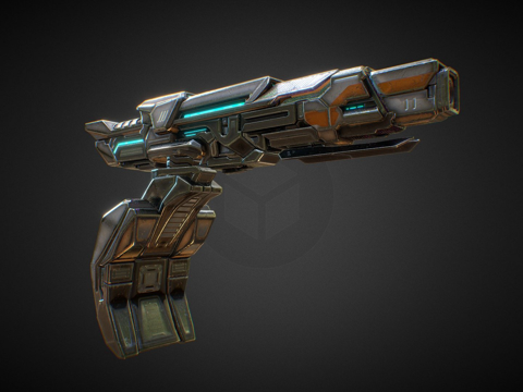  机甲攻城炮模块3d模型3d模型 