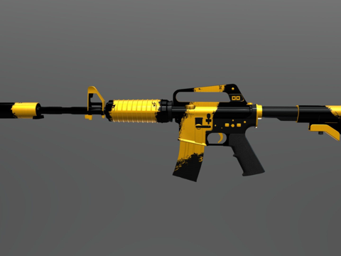  M4A1S区域03d模型3d模型 