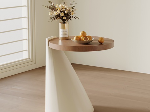 中古风边几 角几圆几su模型