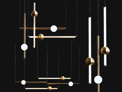  猎户座灯具3d模型 