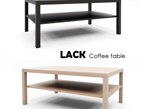  宜家LACK3d模型 