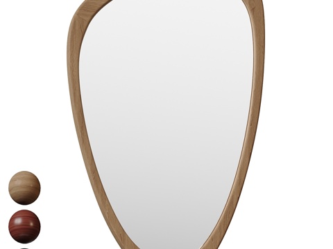  现代镜子3d模型 