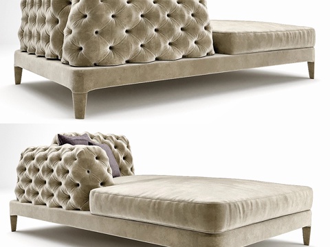  CTS Salotti Elliot 日床3d模型 