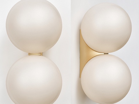  现代壁灯3d模型 