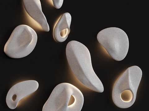  罗根·格雷戈里发光雕塑3d模型 