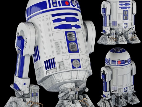  R2-D2（星球大战）3d模型 