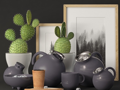  装饰套装2号3d模型 