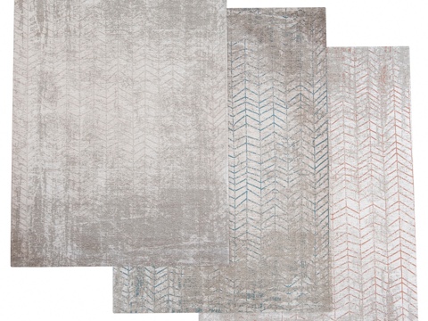  路易斯·德·波特雷地毯 来自《广告狂人》雅各布系列3d模型 