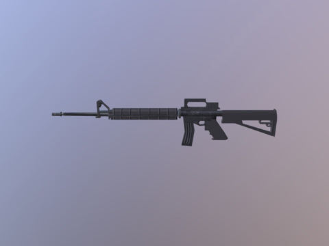  AR15初代3d模型 