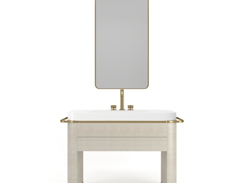  阿玛尼罗卡巴亚洗手盆3d模型 