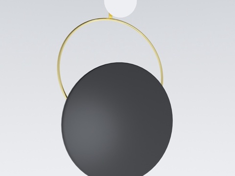  Inodesign 戒指金壁灯 45.2623d模型 