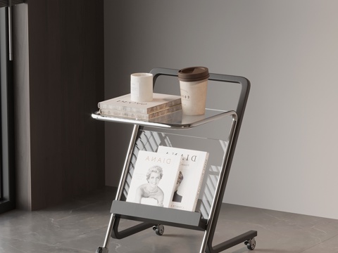 现代意式边几 角几su模型