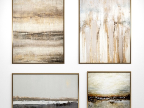  墙面艺术3d模型 