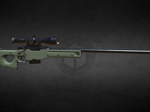  L96狙击步枪3d模型 