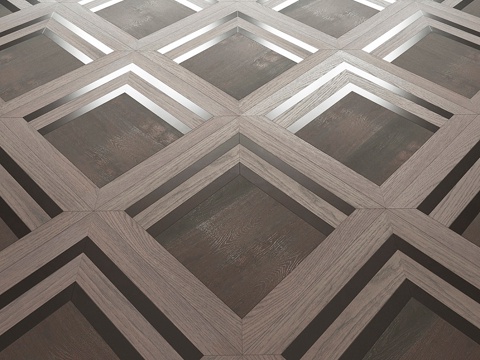  镶木地板，卢西亚诺·宗塔3d模型 