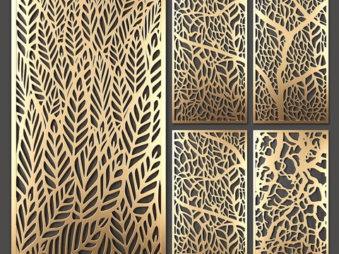  装饰隔断3d模型 