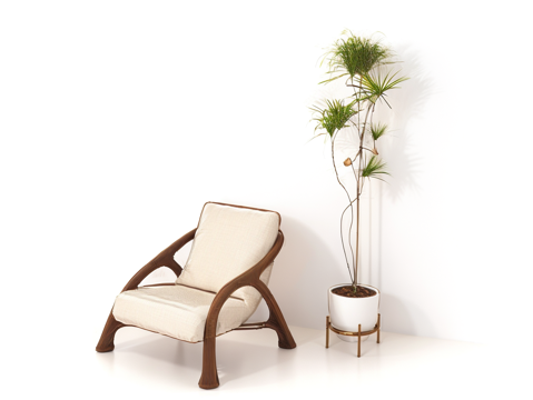 沙发茶几su模型