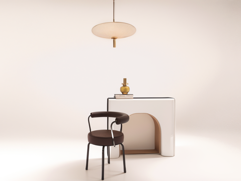 茶几沙发休闲椅摆件su模型