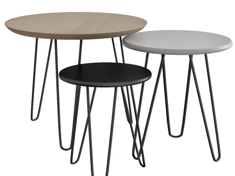  Graphik套叠桌3d模型 