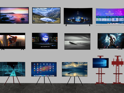 微波炉 家具 家用电器 电器 电视 冰箱 燃气灶 日用电器su模型