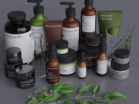  装饰浴室套装43d模型 