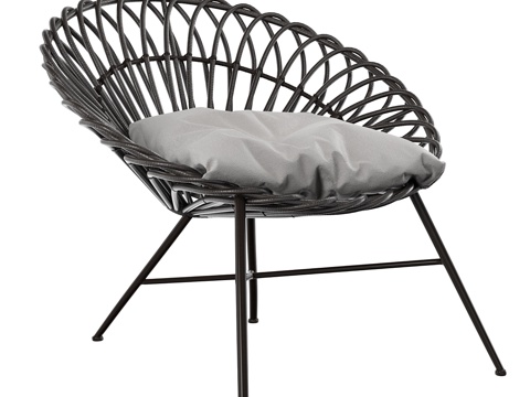  百日菊休闲椅3d模型 