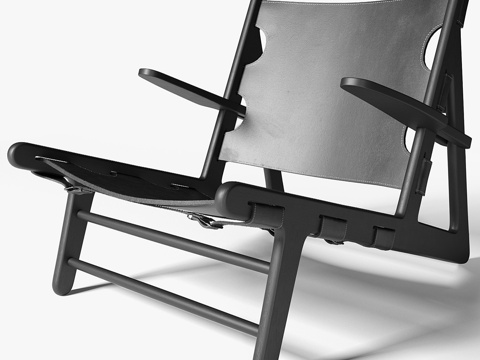  狩猎小屋椅3d模型 