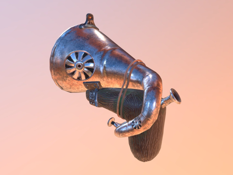  梦魇枪械3d模型 