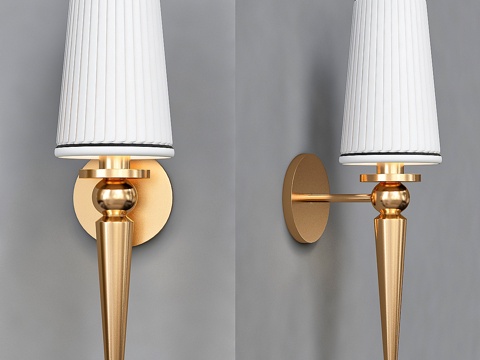  哈德逊河谷壁灯系列3d模型 