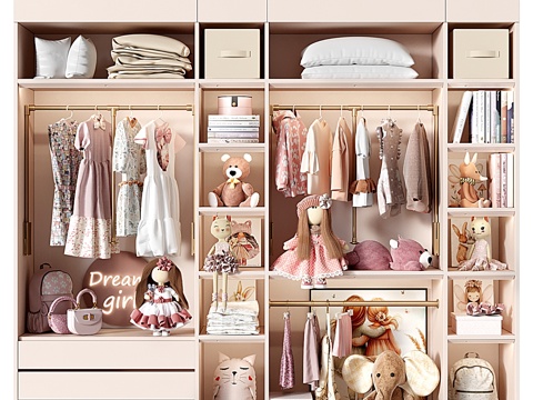  现代儿童家具3d模型 