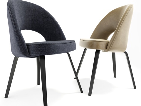  萨里宁行政边椅3d模型 